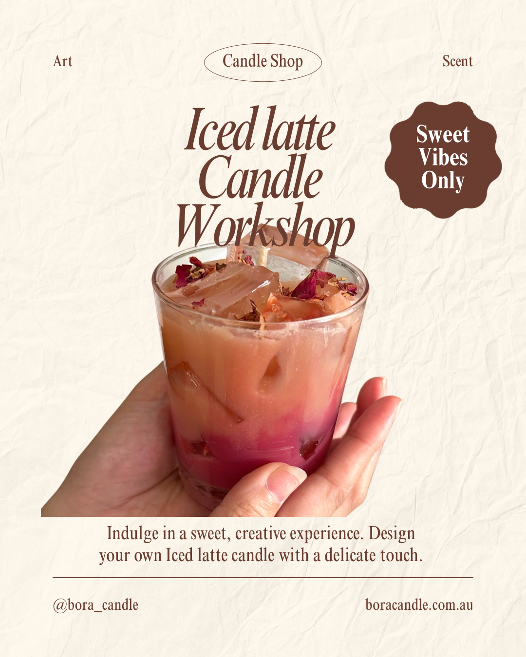 Iced Latte Candle Making Workshop
