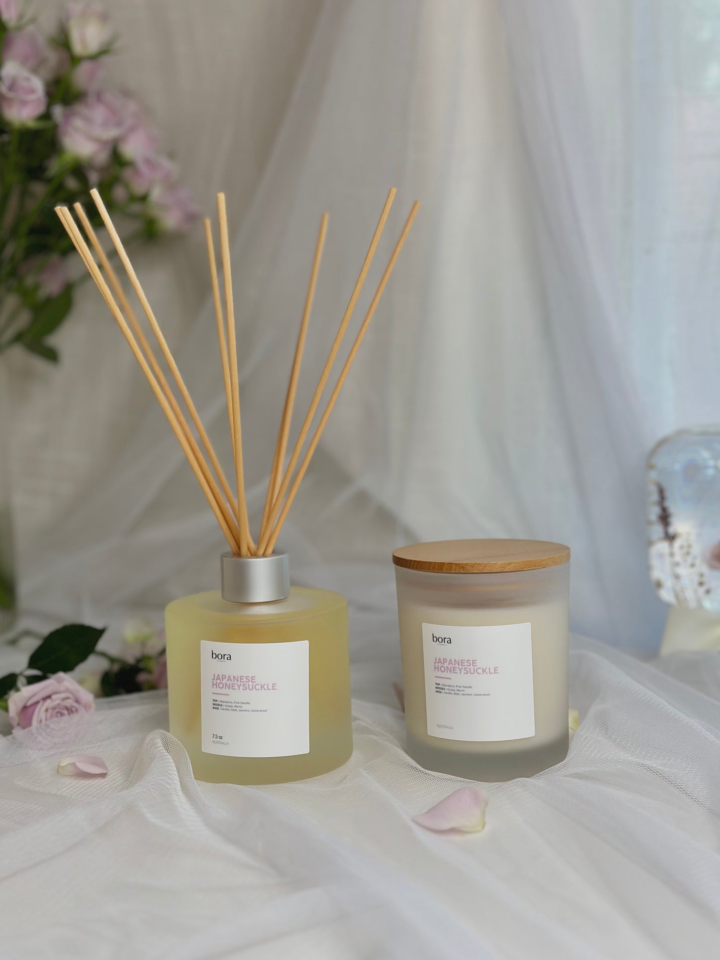 Gift Set - Reed diffuser + Medium Soy Candle