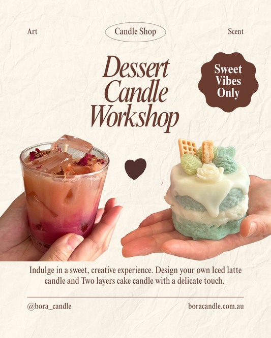 Cake Candle + Iced Latte Candle Workshop