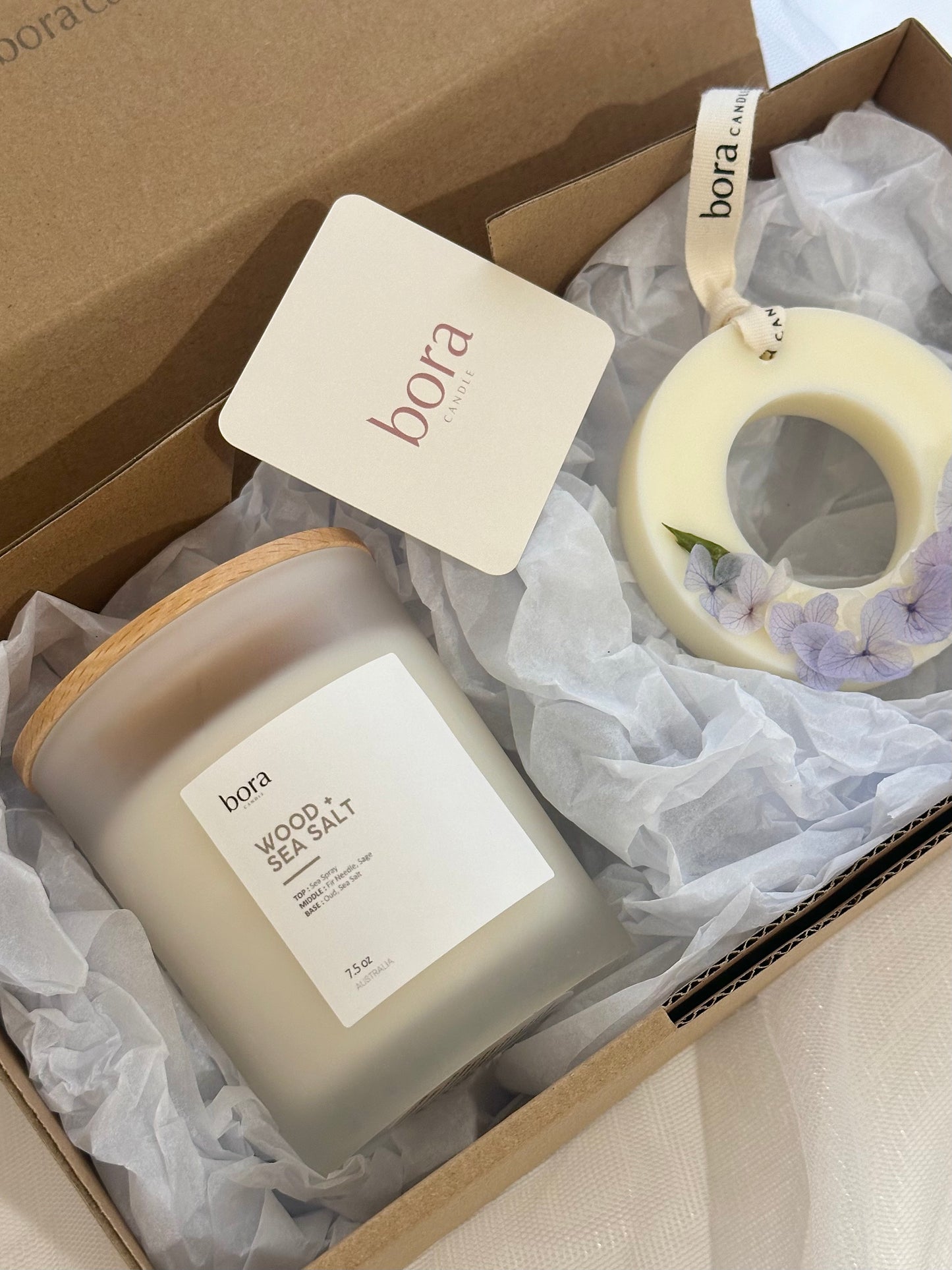 Gift Set- Soy Candle + Wax Tablet diffuser