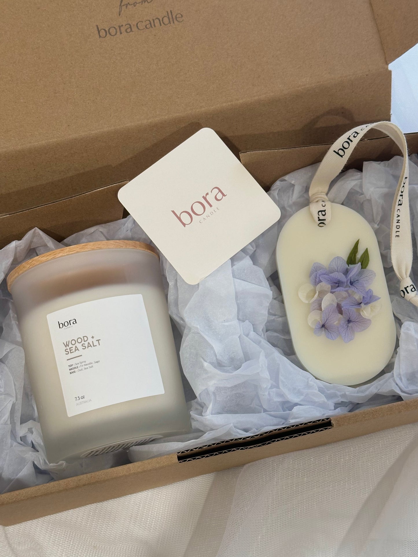 Gift Set- Soy Candle + Wax Tablet diffuser