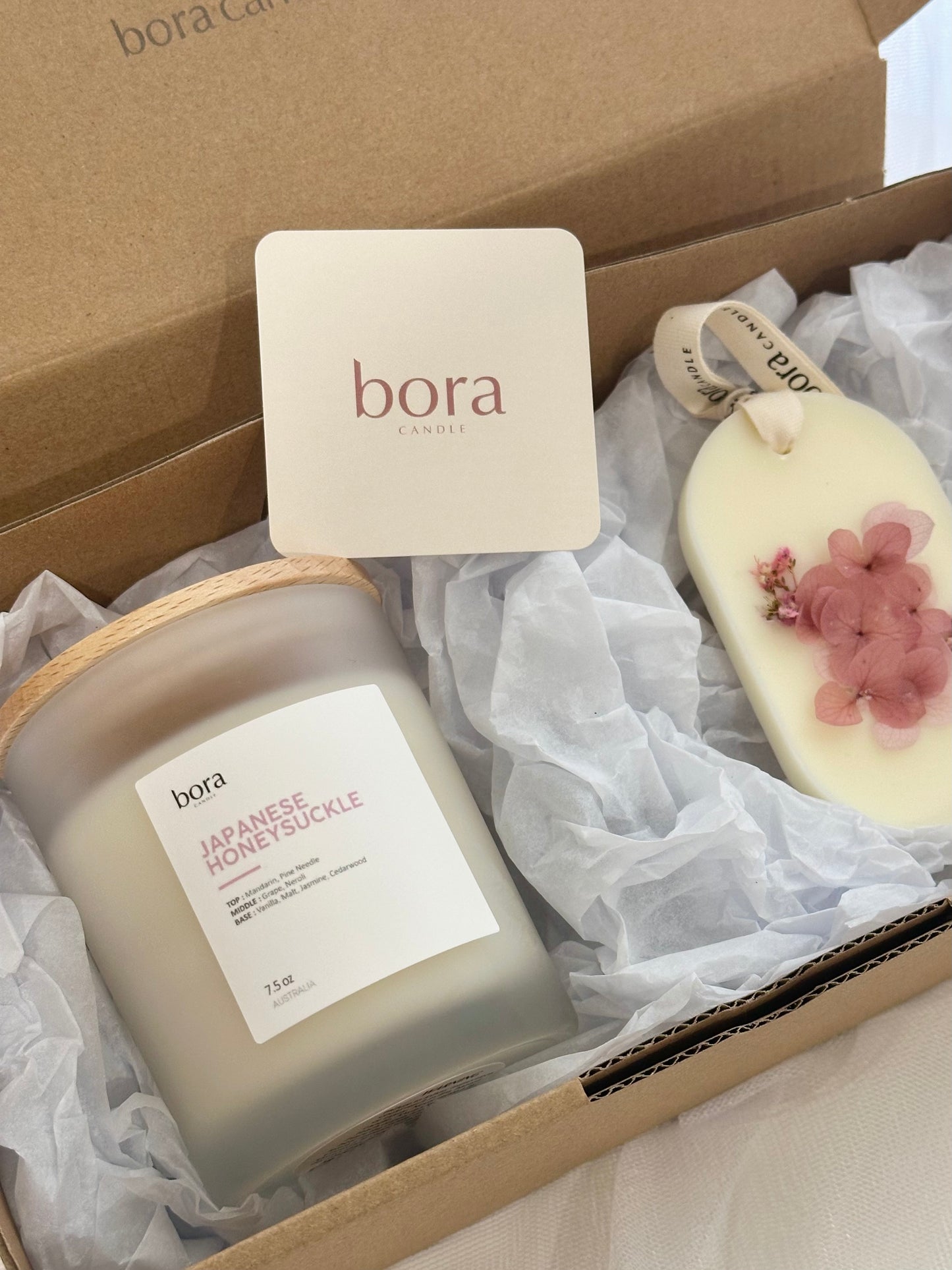 Tablet Diffuser Gift Set- Soy Candle + Wax Tablet diffuser – Bora Candle