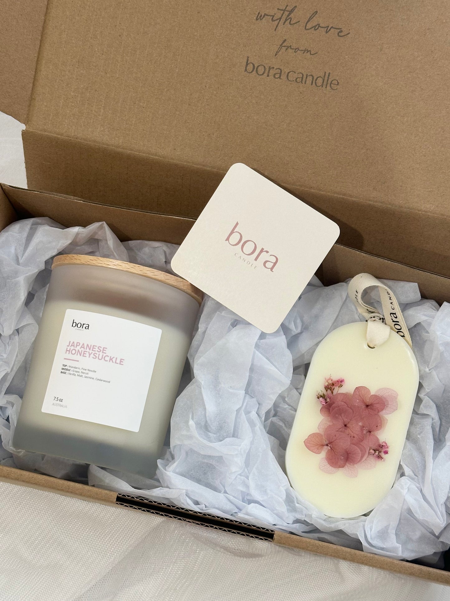 Tablet Diffuser Gift Set- Soy Candle + Wax Tablet diffuser – Bora Candle