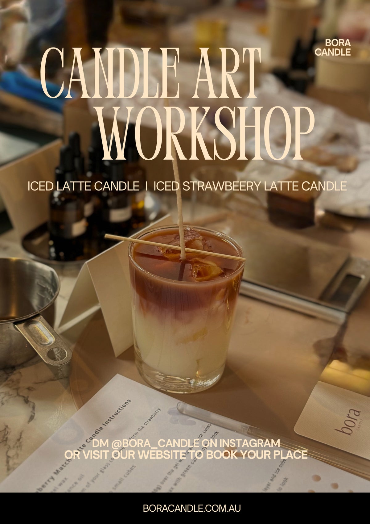 Iced Latte Candle Making Workshop
